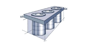 Multi Unit Install for Trash and RECYCLING