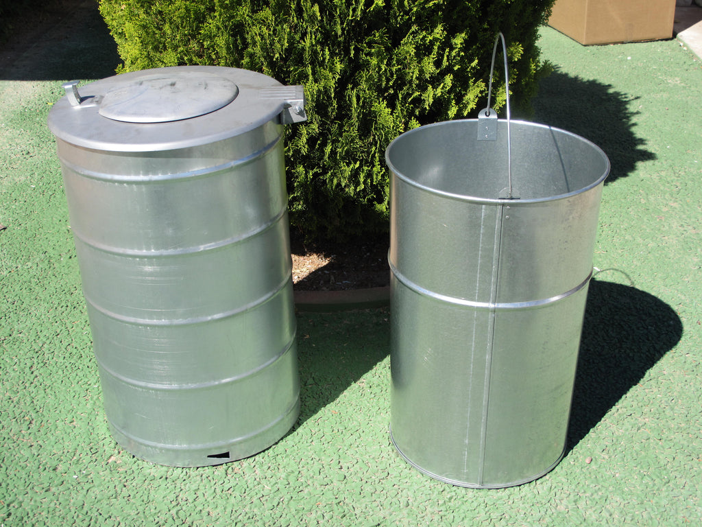 AGD, inground or underground trash or garbage can, inground or